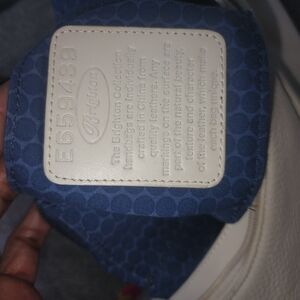 Brighton Blue Shoulder Bag with Textured Label